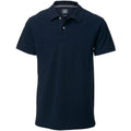 Navy - Front - Nimbus Mens Yale Short Sleeve Polo Shirt