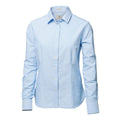Light Blue - Front - Nimbus Womens-Ladies Rochester Oxford Long Sleeve Formal Shirt