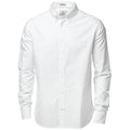 White - Front - Nimbus Mens Rochester Oxford Long Sleeve Formal Shirt