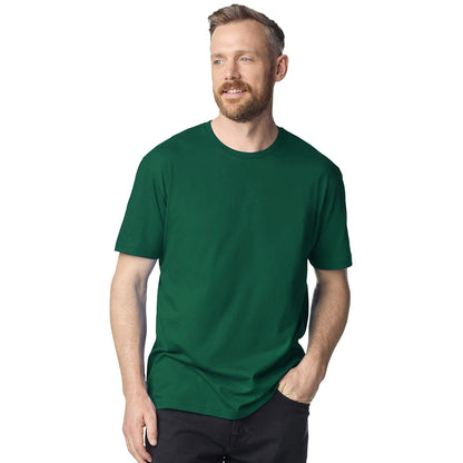 Fan Dark Green - Side - Gildan Mens Short Sleeve Soft-Style T-Shirt