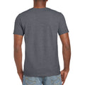 Graphite Heather - Back - Gildan Mens Short Sleeve Soft-Style T-Shirt