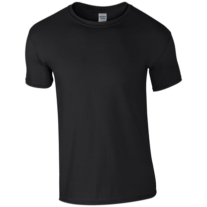 Black - Front - Gildan Mens Short Sleeve Soft-Style T-Shirt