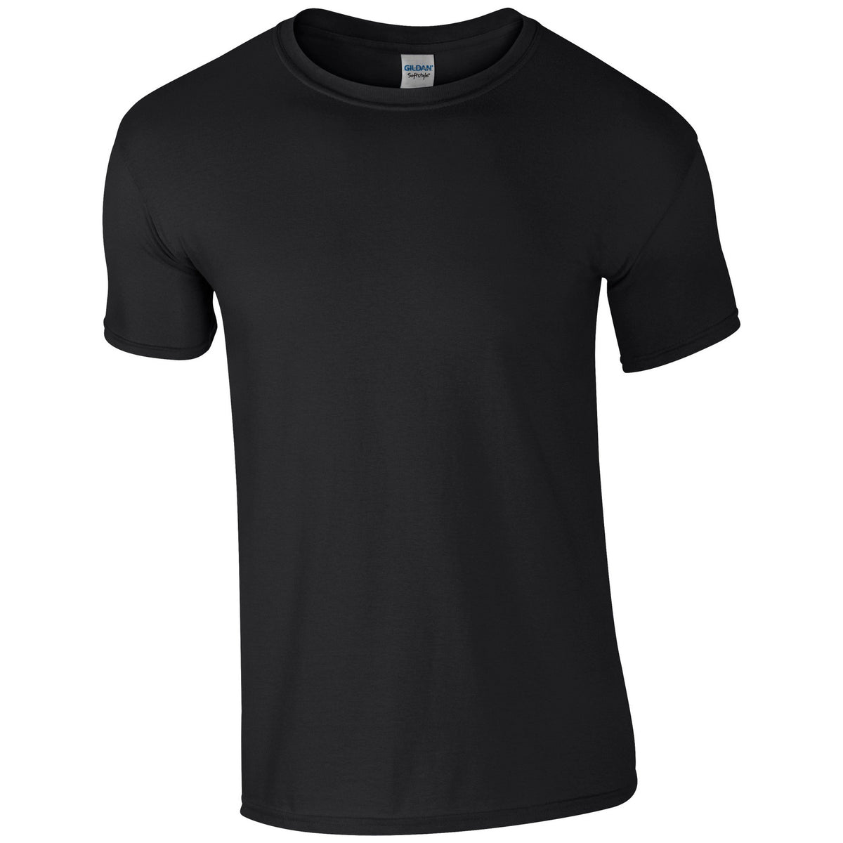 Black - Front - Gildan Mens Short Sleeve Soft-Style T-Shirt