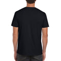 Black - Back - Gildan Mens Short Sleeve Soft-Style T-Shirt