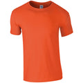 Orange - Front - Gildan Mens Short Sleeve Soft-Style T-Shirt
