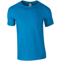 Sapphire - Front - Gildan Mens Short Sleeve Soft-Style T-Shirt