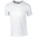 White - Front - Gildan Mens Short Sleeve Soft-Style T-Shirt