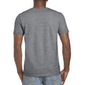 Dark Heather - Front - Gildan Mens Short Sleeve Soft-Style T-Shirt