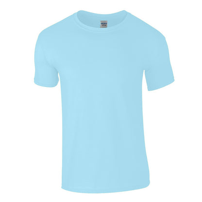 Sky - Front - Gildan Mens Short Sleeve Soft-Style T-Shirt