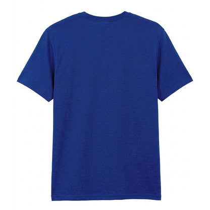 Fan Deep Royal - Back - Gildan Mens Short Sleeve Soft-Style T-Shirt