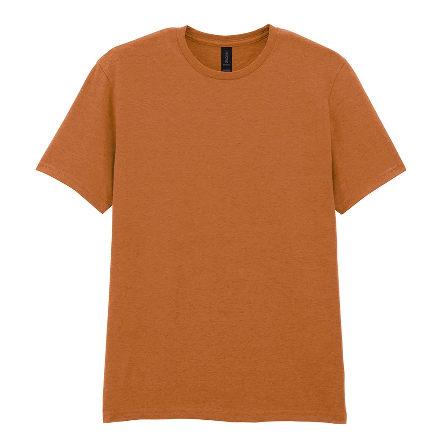 Fan Texas Orange - Front - Gildan Mens Short Sleeve Soft-Style T-Shirt
