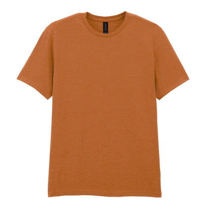 Fan Texas Orange - Front - Gildan Mens Short Sleeve Soft-Style T-Shirt
