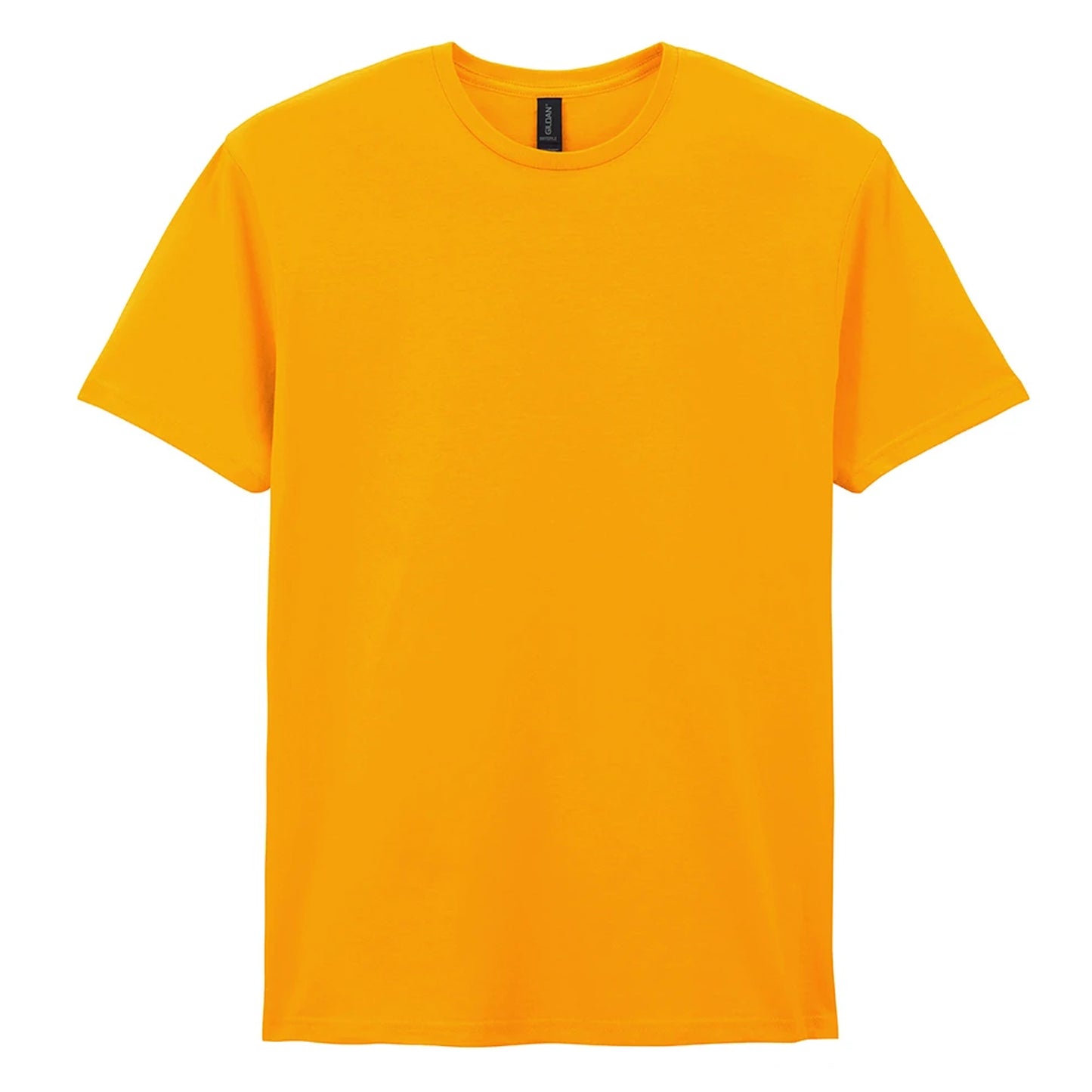 Gold - Front - Gildan Mens Short Sleeve Soft-Style T-Shirt