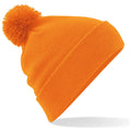 Orange - Front - Beechfield Unisex Original Pom Pom Winter Beanie Hat