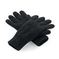 Black - Front - Beechfield Unisex Classic Thinsulate Thermal Winter Gloves