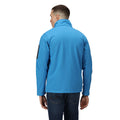 French Blue - Seal Grey - Lifestyle - Regatta Standout Mens Arcola 3 Layer Softshell Jacket (Waterproof And Breathable)