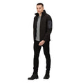 Black - Seal Grey - Lifestyle - Regatta Standout Mens Arcola 3 Layer Softshell Jacket (Waterproof And Breathable)