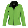 Black - Black - Back - Result Womens-Ladies Core Printable Softshell Jacket