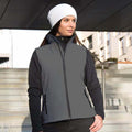 Charcoal - Black - Back - Result Core Womens-Ladies Printable Softshell Bodywarmer