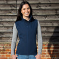 Navy - Back - Result Core Womens-Ladies Printable Softshell Bodywarmer