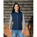 Navy - Royal - Back - Result Core Womens-Ladies Printable Softshell Bodywarmer