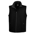 Black - Black - Front - Result Mens Core Printable Softshell Bodywarmer