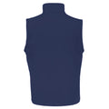 Navy - Back - Result Mens Core Printable Softshell Bodywarmer