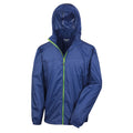Navy - Lime - Front - Result Unisex HDi Quest Hydradri Lightweight Waterproof Jacket
