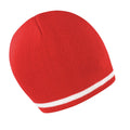 Red - White - Front - Result Unisex Winter Essentials National Beanie Hat