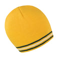 Gold - Green - White - Front - Result Unisex Winter Essentials National Beanie Hat