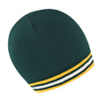 Green - Gold - White - Front - Result Unisex Winter Essentials National Beanie Hat