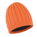 Burnt Orange - Front - Result Unisex Winter Essentials Mariner Knitted Hat