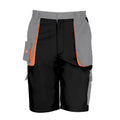 Black - Grey - Orange - Front - Result Unisex Work-Guard Lite Workwear Shorts (Breathable And Windproof)