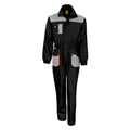 Black - Grey - Orange - Front - Result Unisex Work-Guard Lite Workwear Coverall (Breathable And Windproof)