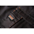 Black - Back - Result Unisex Work-Guard Lite X-Over Holster Workwear Trousers (Breathable And Windproof)