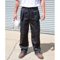 Black - Pack Shot - Result Unisex Work-Guard Lite X-Over Holster Workwear Trousers (Breathable And Windproof)