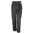 Black - Front - Result Unisex Work-Guard Lite X-Over Holster Workwear Trousers (Breathable And Windproof)