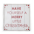 White - Red - Front - Christmas Shop Large Have Yourself A Very Merry Little Christmas Sign