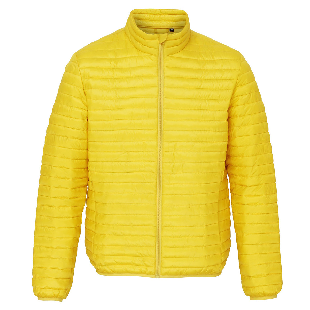 Bright Yellow - Front - 2786 Mens Tribe Fineline Padded Jacket