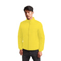 Bright Yellow - Back - 2786 Mens Tribe Fineline Padded Jacket