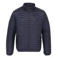 Navy - Front - 2786 Mens Tribe Fineline Padded Jacket