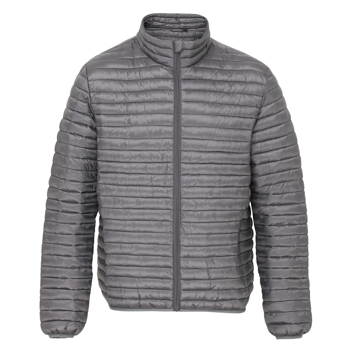 Steel - Front - 2786 Mens Tribe Fineline Padded Jacket