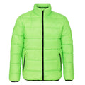 Lime - Black - Front - 2786 Mens Venture Supersoft Padded Full Zip Jacket