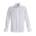 White - Front - J Harvest & Frost Mens Green Bow Collection Regular Fit Formal Shirt