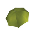 Burnt Lime - Front - Kimood Unisex Auto Opening Golf Umbrella