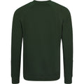 Green - Back - AWDis Academy Mens Crew Neck Raglan Sweatshirt