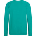 Emerald - Back - AWDis Academy Mens Crew Neck Raglan Sweatshirt