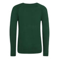 Green - Back - AWDis Academy Childrens-Kids Crew Neck Raglan School Sweatshirt