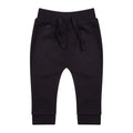 Black - Front - Larkwood Baby-Toddler Cotton Rich Jogging Bottoms-Pants
