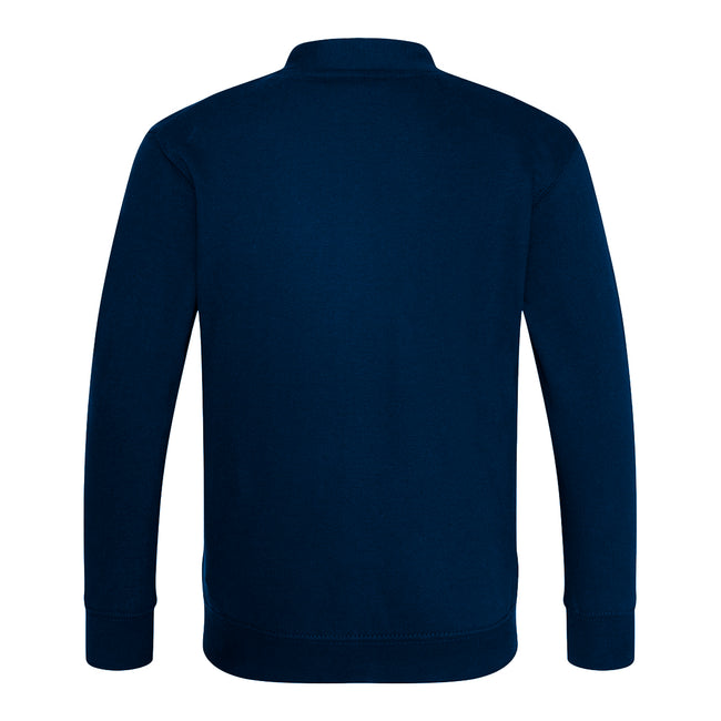 Navy - Back - AWDis Academy Childrens-Kids Button Up School Cardigan